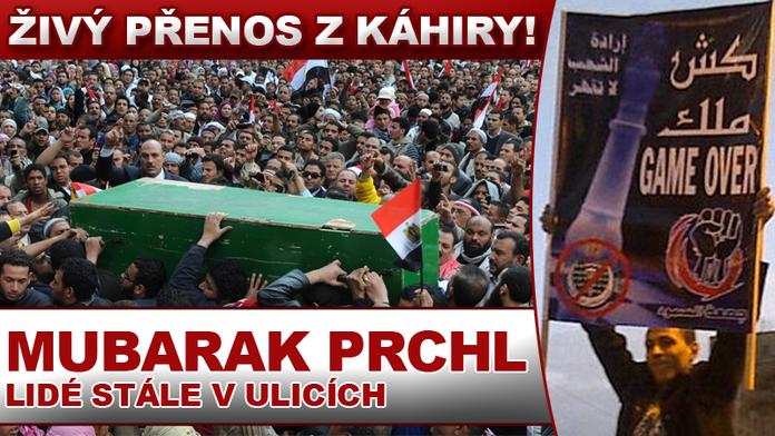 ŽIVĚ Z ULIC Káhiry: Armáda slíbila že zajistí POKLIDNOU ZMĚNU MOCI