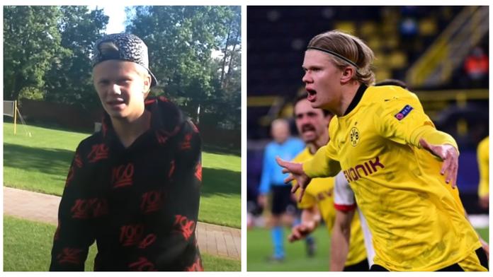 Než střílel góly, zpíval Haaland v boybandu. Podívejte jak mu to šlo