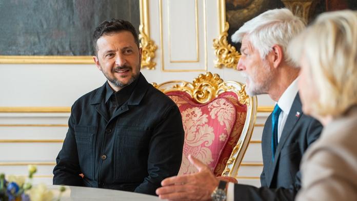 Volodymyr Zelenskyj v Praze