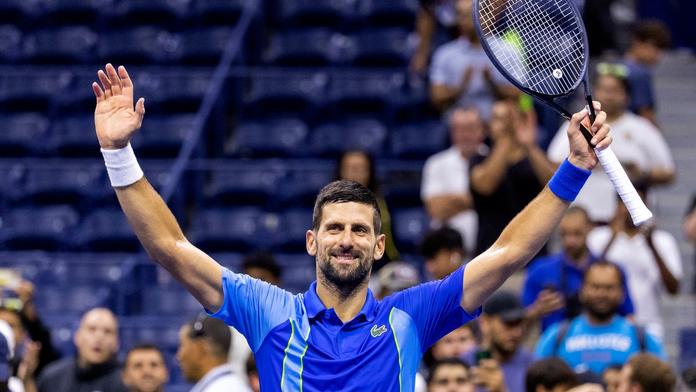 Šťastný Novak Djokovič