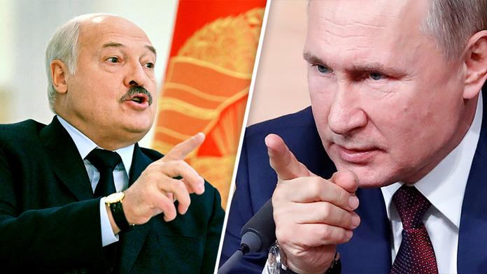 Alexandr Lukašenko a Vladimir Putin