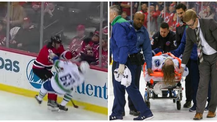 Mrazivé záběry z NHL! Po tvrdém zákroku skončil hráč v bezvědomí
