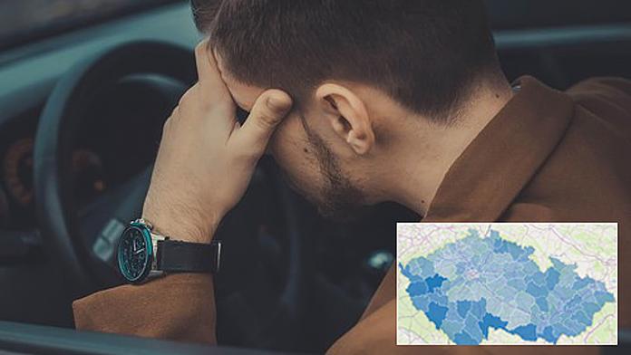 Pozor na alkohol! Kde v Česku jezdí nejvíc opilých řidičů? MAPA
