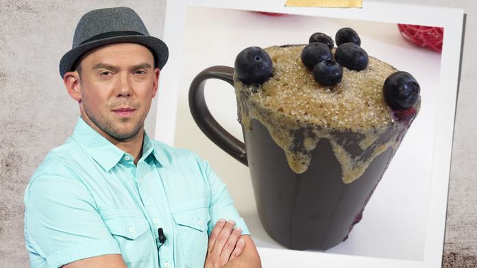 Snadná a rychlá snídaně? Hruškův MUFFIN z mikrovlnky!
