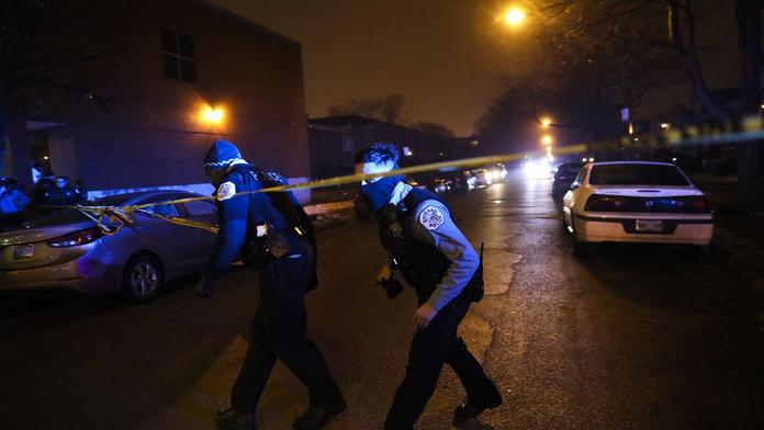 Americká policie při zásahu