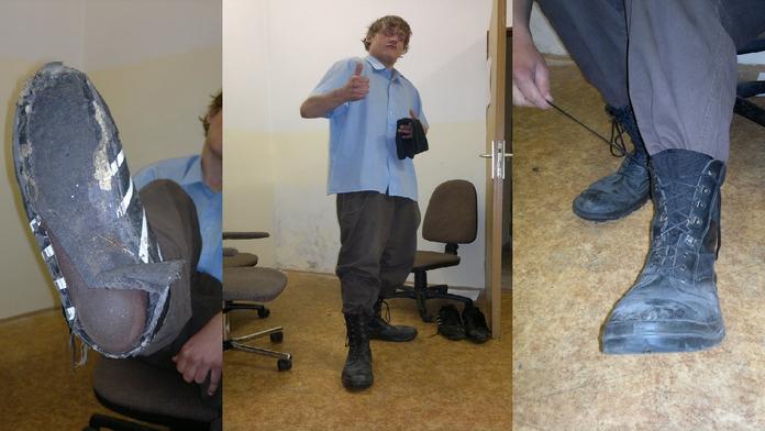 Bosý zloděj neměl v čem chodit! Neuvěříte, co udělali policisté!
