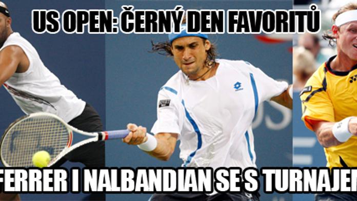Černý den favoritů na US Open