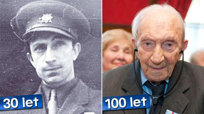 Oslavuje 100. narozeniny! Tyto fotky od sebe dělí neuvěřitelných 70 let