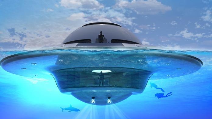 Bydlení jako ze sci-fi filmu: Luxusní UFO loď má i zahradu