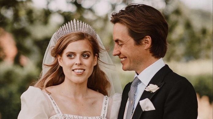 Princezna Beatrice se svým mužem
