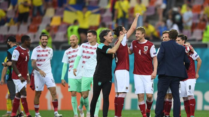 Rakousko nejtěsnějším rozdílem porazilo Ukrajinu a postupuje dál