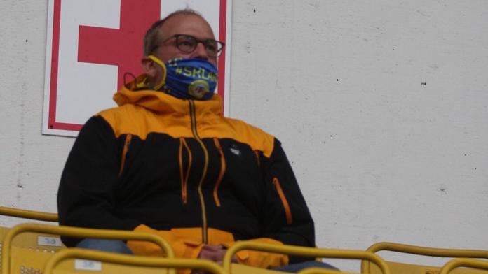 Celebrita na tribuně! Zápasu v Teplicích přihlížel známý český herec