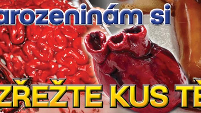 K narozeninám si ROZŘEŽTE KUS TĚLA. FOTKY