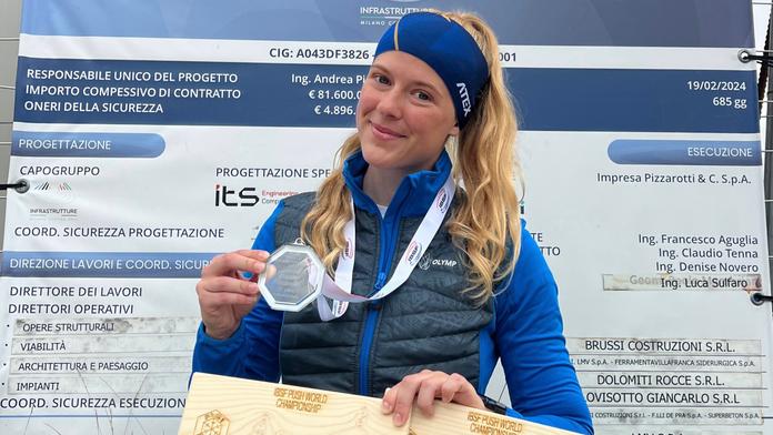 Česká bobistka Patrícia Tajcnárová