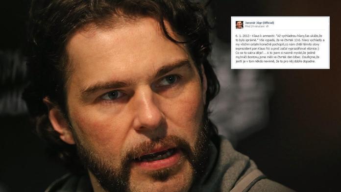 Jágr komentuje razii proti KMOTRŮM: Konečně vím, proč Klaus nechal vyprázdnit věznice