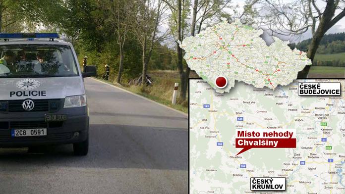 TŘI MRTVÍ U PRACHATIC! Escort naboural do stromu, silnice je uzavřená...