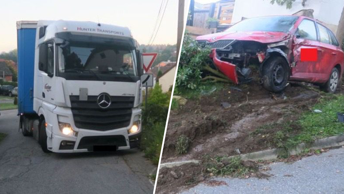 Kamion na Jihlavsku způsobil zkázu za statisíce. Řidič odešel s pokutou