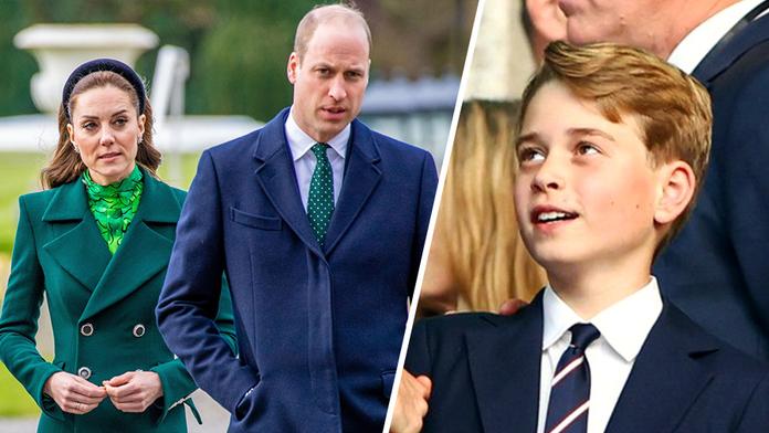 Princezna Kate, princ William a princ George
