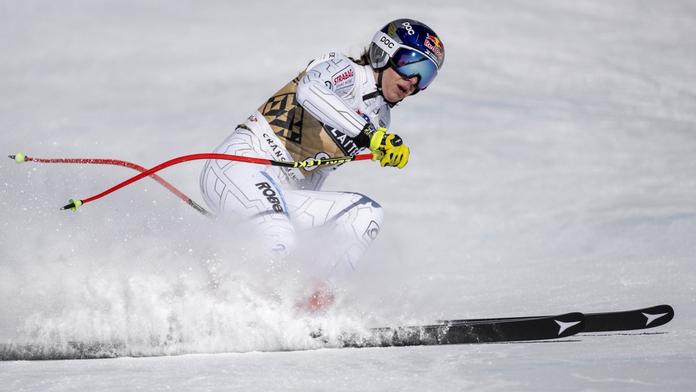 Fantom na lyžích. Ledecká dojela v dalším sjezdu v Crans-Montaně druhá