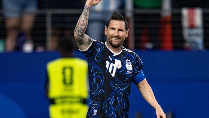 Lionel Messi slaví gól