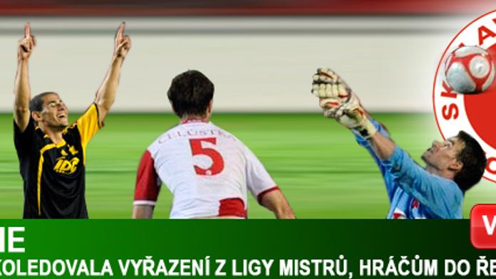 Slavia si vykoledovala tragické vyřazení, hráčům do řeči nebylo
