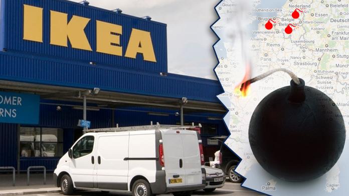 JDOU PO NĚM! Muže, který umístil bomby před obchody IKEA, hledá EUROPOL!