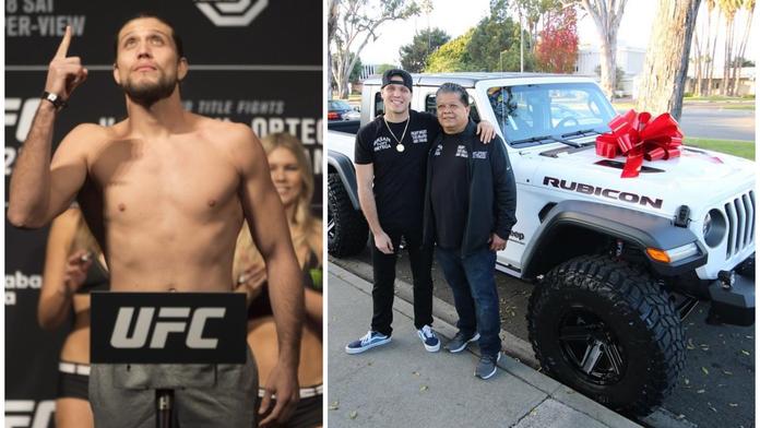 UFC zápasník splatil dluh! Otci koupil auto, které před 12 lety naboural