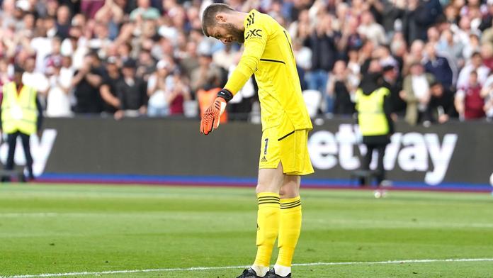 Chyba De Gey potopila Manchester United. Hammers se přiblížili záchraně