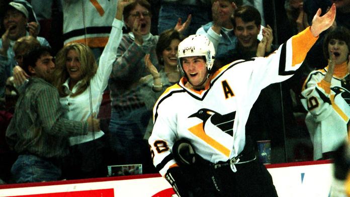 Jaromír Jágr v dresu Pittsburghu Penguins