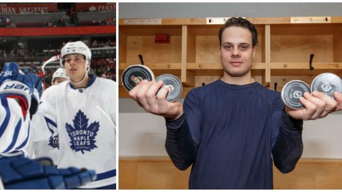 Premiéra snů! Matthews dal při debutu v NHL 4 góly! VIDEO