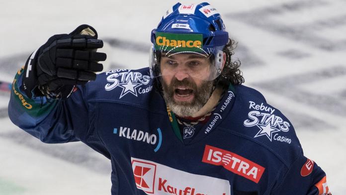 Jágr dal stý gól v extralize, Kladno ale padlo. Köhler dal čtyři góly, Vondrka tři