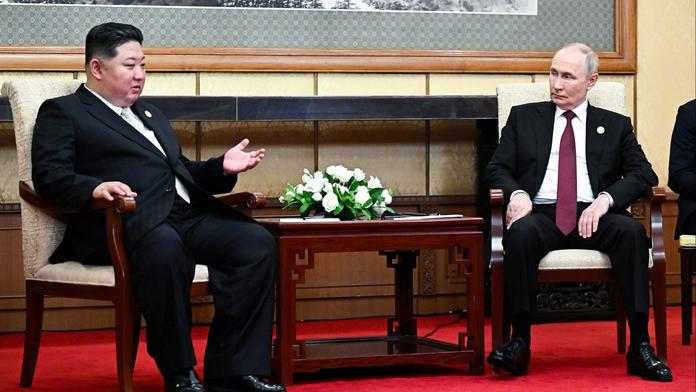 Kim Čong-un a Vladimir Putin