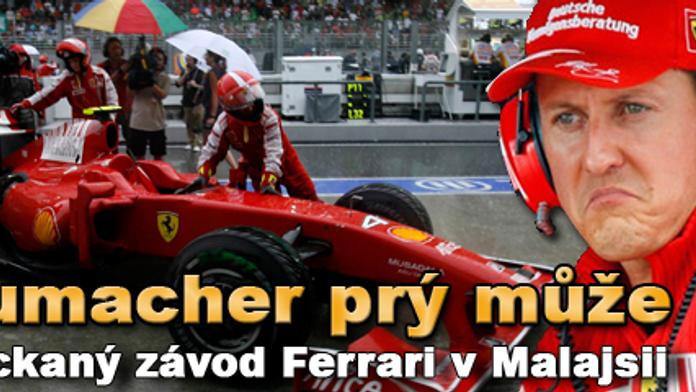 Za zpackaný závod Ferrari v Malajsii prý může Schumacher