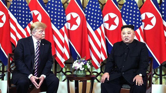 Donald Trump a Kim Čong-un