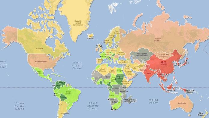 UNIKÁTNÍ MAPA penisů: Kde je mají největší? Jak jsou na tom Češi?