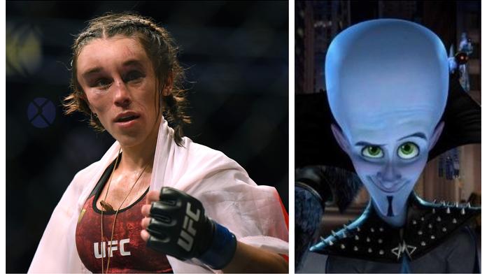 Jedrzejczyk jako Megamysl. Fanoušci přirovnávají Joannu k filmové postavě
