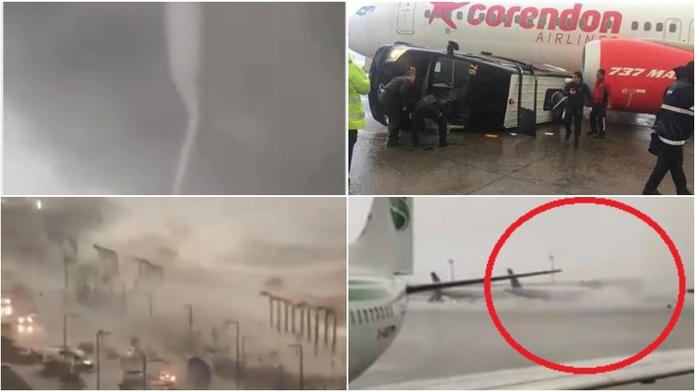 Páté tornádo v oblíbené destinaci! Převrhlo autobus, pustošilo letiště