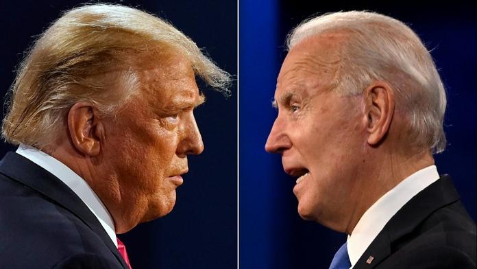Donald Trump a Joe Biden