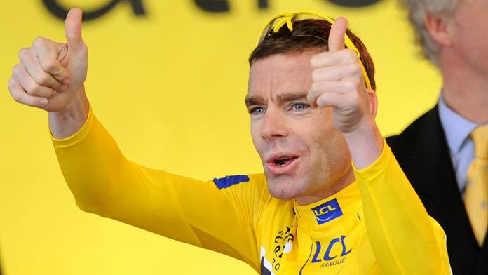 Cadel Evans při Tour de France 2011