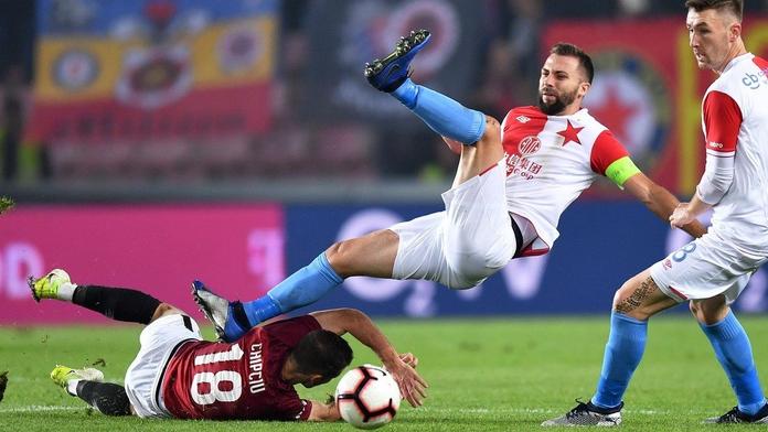 Pražské derby skončilo remízou, Slavia dala oba góly z rohů