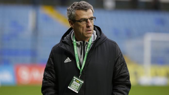 Klusáček po zápase s Jabloncem: Pelta byl o přestávce v kabině sudích
