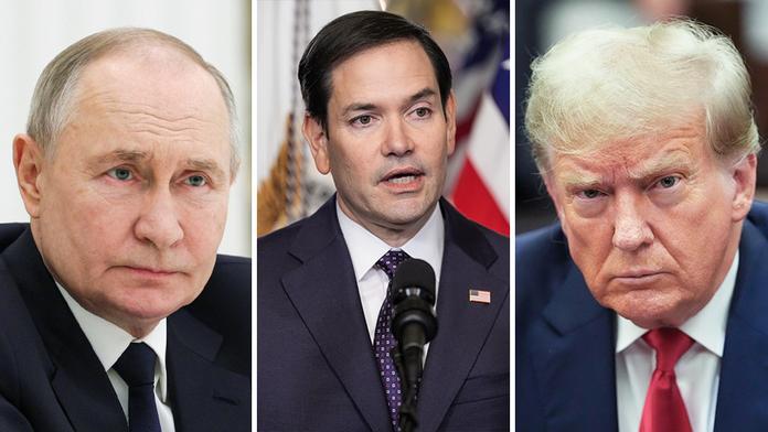 Vladimir Putin, Marco Rubio a Donald Trump