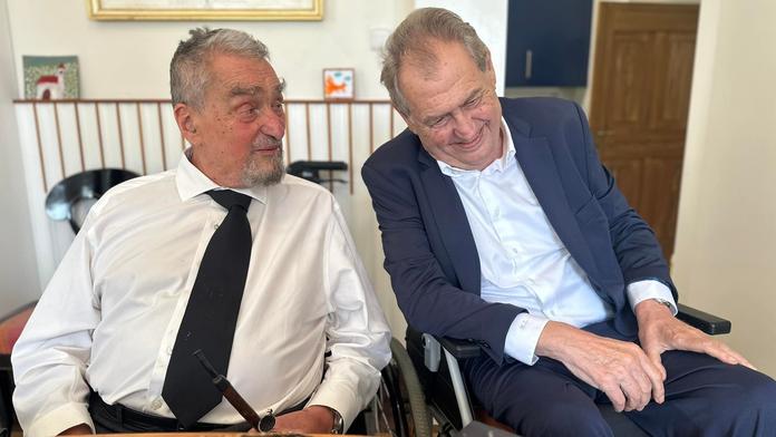 Miloš Zeman a Karel Schwarzenberg