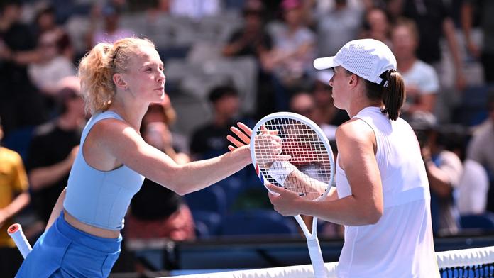 Kateřina Siniaková a Iga Šwiateková