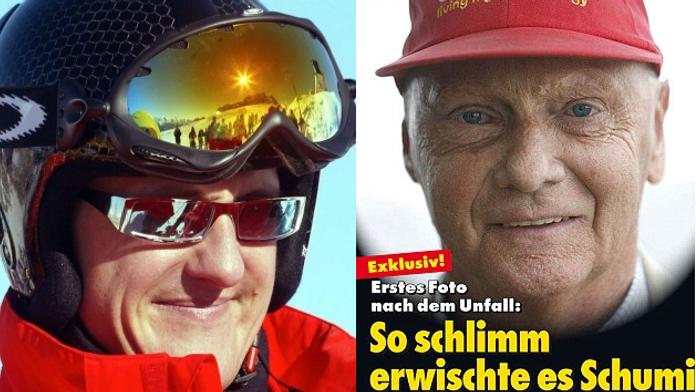 NECHUTNÉ! Tropí si ze Schumiho šprýmy? Prý teď vypadá stejně špatně jako Niki Lauda
