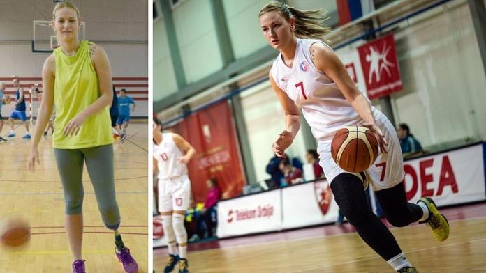 Po nehodě přišla o nohu. Teď hraje mladá basketbalistka s protézou!