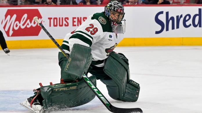 Marc-André Fleury v bráně Minnesoty Wild