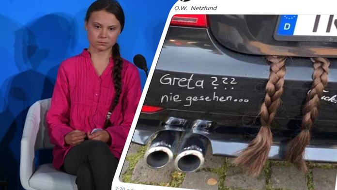 Z kufru mu visely copánky. Za "únos" aktivistky Grety dostal řidič tučnou pokutu