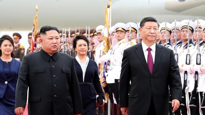 Si Ťin-pching a Kim Čong-un