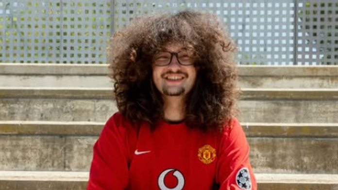 Fanoušek Manchesteru United Frank Ilett